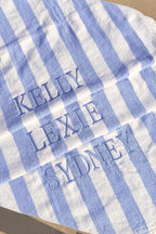 Embroidered Cabana Stripe Towels, Personalized Beach Towel, Personalized Gifts, Custom Towel, Bachelorette Party Gift, Monogrammed Favor