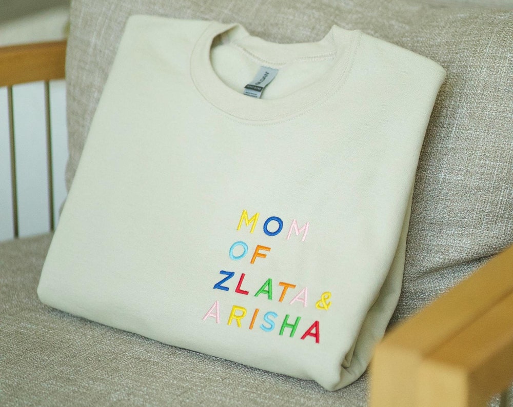 Mama Sweatshirt with Kids Names