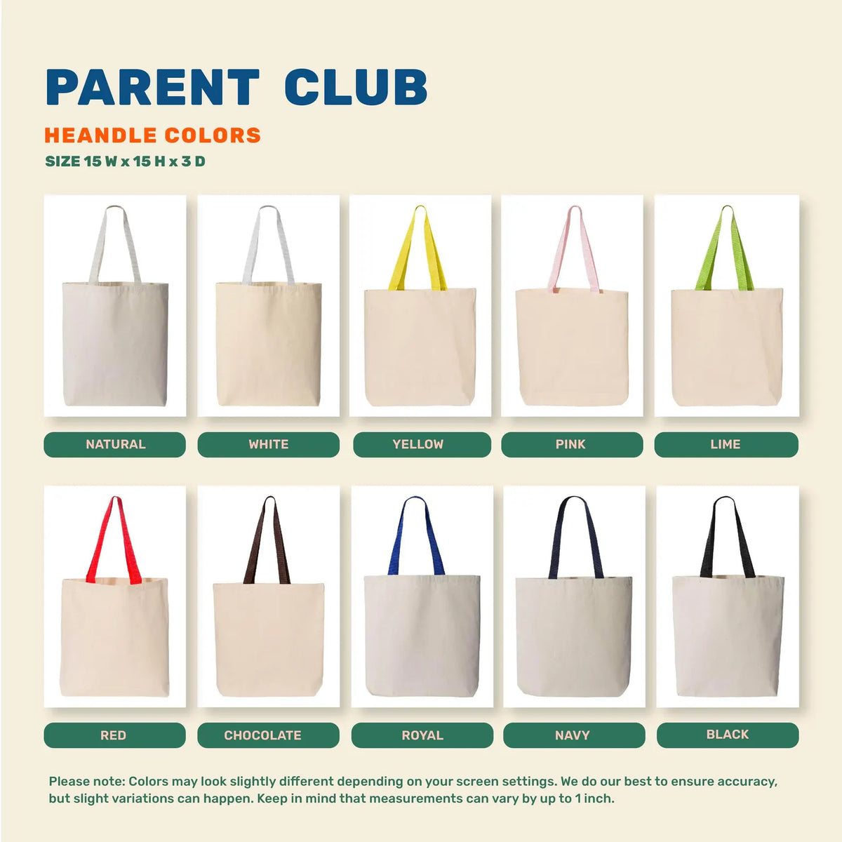 Embroidered Kids Name Tote Bag, Personalized Canvas Daycare Bag, Custom Name Kids Tote Bag