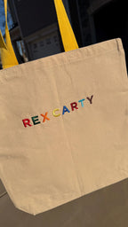 Embroidered Kids Name Tote Bag, Personalized Canvas Daycare Bag, Custom Name Kids Tote Bag