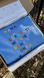 Mama Sweatshirt with Embroidered Kids Names, Custom Mother's Day Gift, Personalized Mama Birthday Sweater