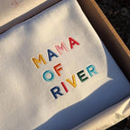 Mama Sweatshirt with Embroidered Kids Names, Custom Mother's Day Gift, Personalized Mama Birthday Sweater