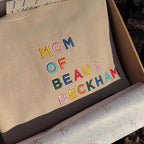 Mama Sweatshirt with Embroidered Kids Names, Custom Mother's Day Gift, Personalized Mama Birthday Sweater