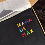 Mama Sweatshirt with Embroidered Kids Names, Custom Mother's Day Gift, Personalized Mama Birthday Sweater