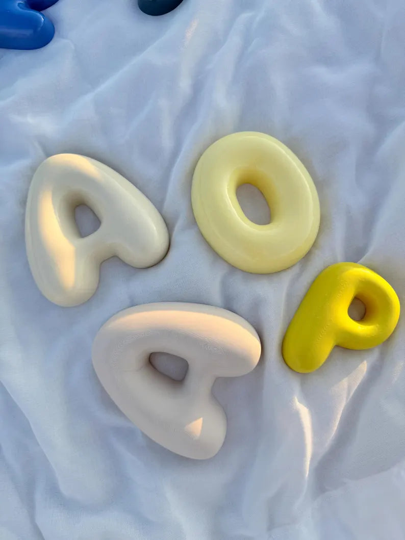 Personalized 3D Bubble Letters Name Sign, Hand Created Nursery Decor, Kids Wall Art, Baby Name Decor, Baby Shower Gift