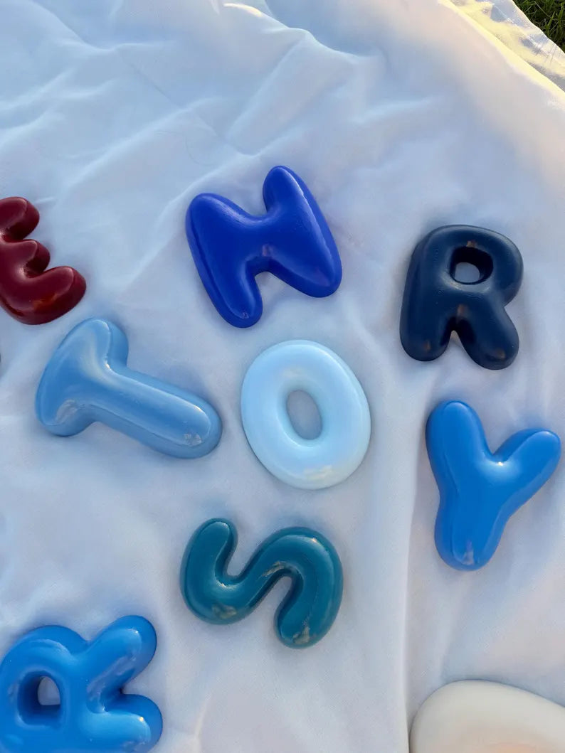Personalized 3D Bubble Letters Name Sign, Hand Created Nursery Decor, Kids Wall Art, Baby Name Decor, Baby Shower Gift