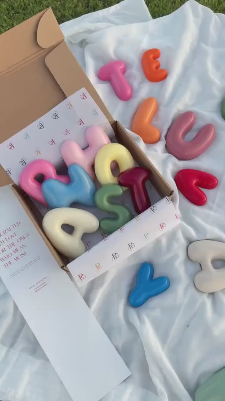 Personalized 3D Bubble Letters Name Sign, Hand Created Nursery Decor, Kids Wall Art, Baby Name Decor, Baby Shower Gift